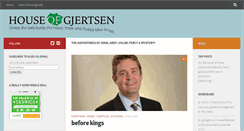 Desktop Screenshot of houseofgjertsen.info